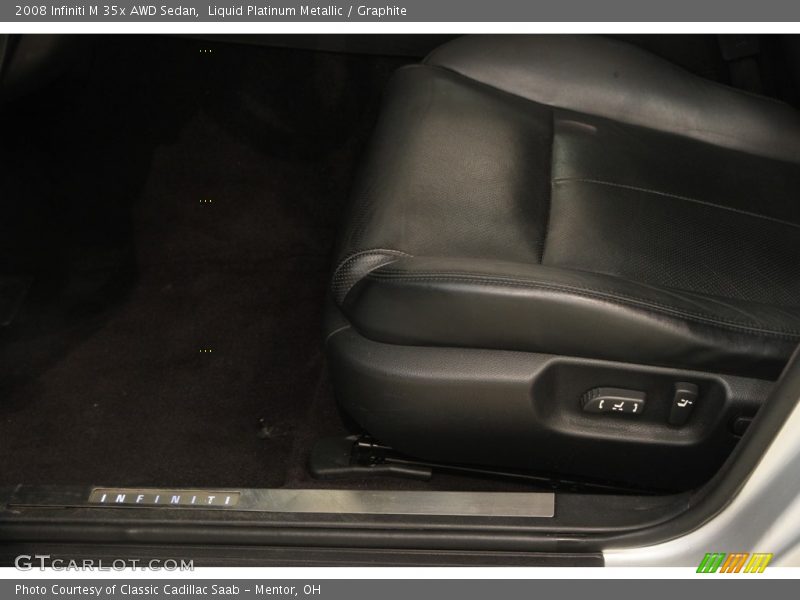 Liquid Platinum Metallic / Graphite 2008 Infiniti M 35x AWD Sedan