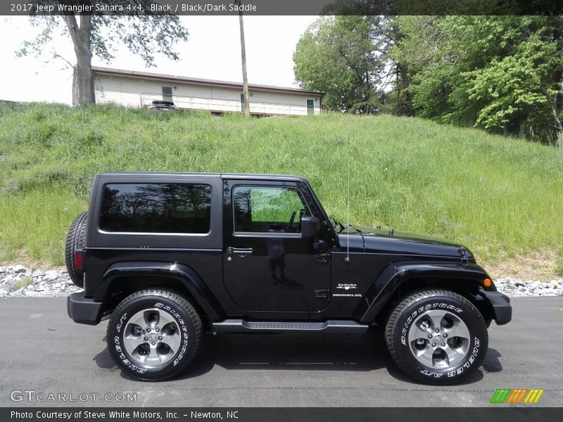 Black / Black/Dark Saddle 2017 Jeep Wrangler Sahara 4x4