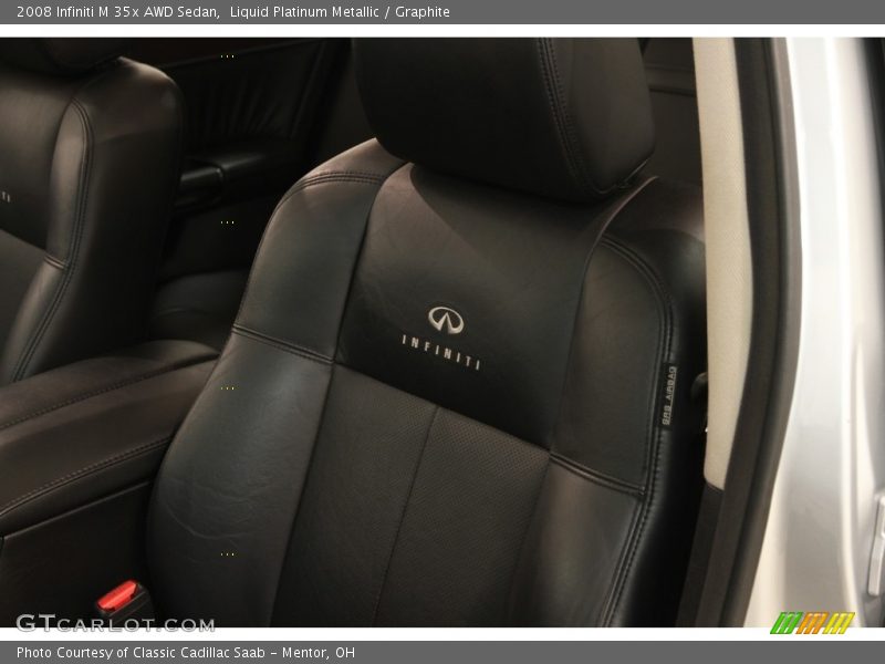 Liquid Platinum Metallic / Graphite 2008 Infiniti M 35x AWD Sedan