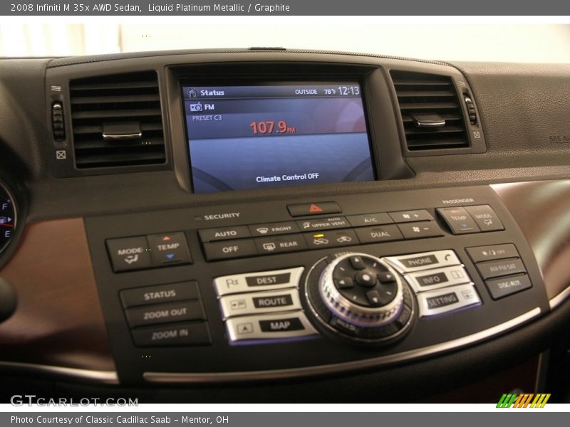 Liquid Platinum Metallic / Graphite 2008 Infiniti M 35x AWD Sedan