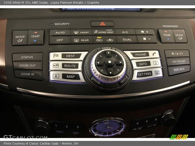 Liquid Platinum Metallic / Graphite 2008 Infiniti M 35x AWD Sedan