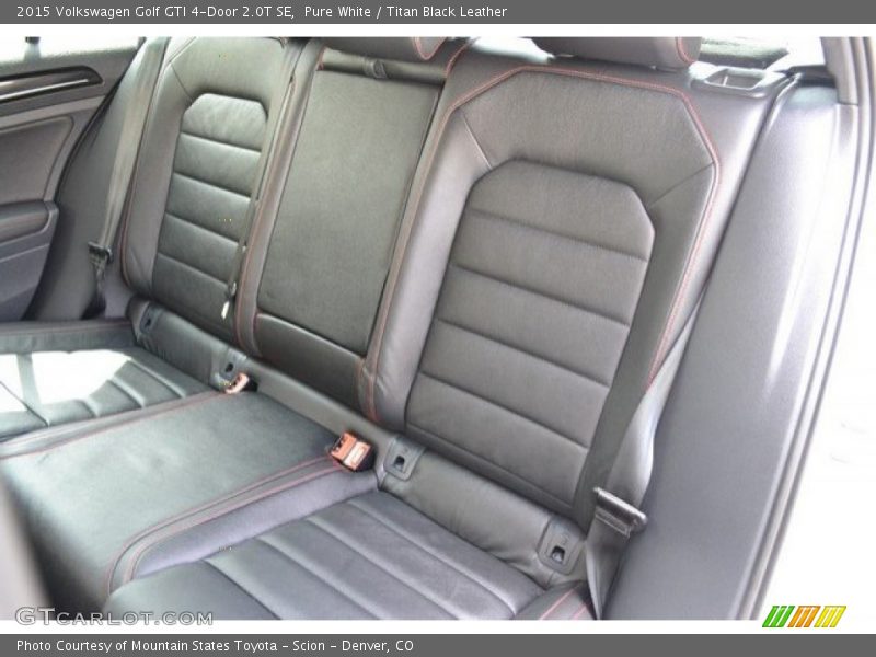 Pure White / Titan Black Leather 2015 Volkswagen Golf GTI 4-Door 2.0T SE