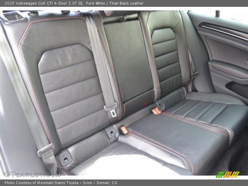 Pure White / Titan Black Leather 2015 Volkswagen Golf GTI 4-Door 2.0T SE