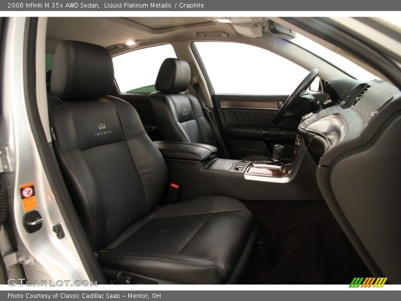Liquid Platinum Metallic / Graphite 2008 Infiniti M 35x AWD Sedan