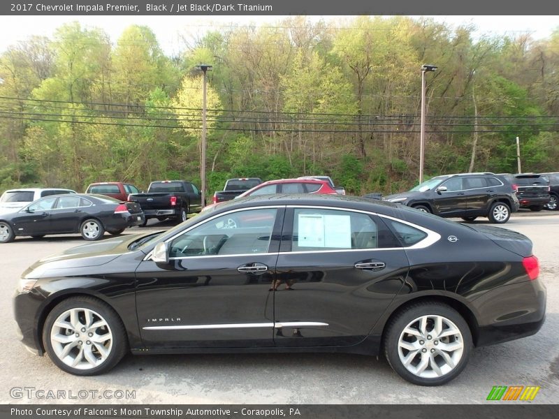 Black / Jet Black/Dark Titanium 2017 Chevrolet Impala Premier