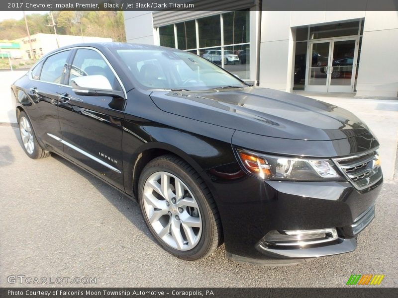 Black / Jet Black/Dark Titanium 2017 Chevrolet Impala Premier