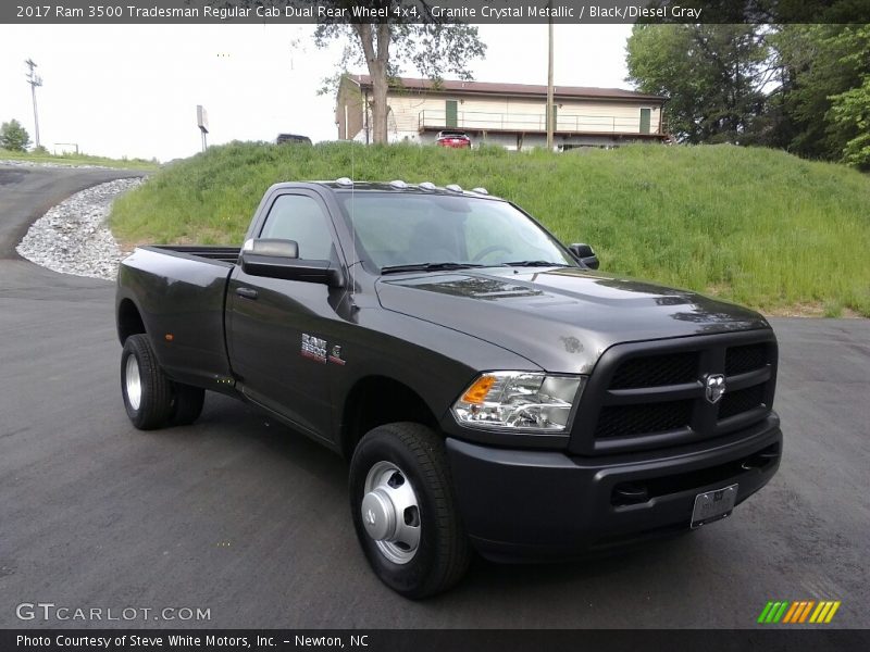 Granite Crystal Metallic / Black/Diesel Gray 2017 Ram 3500 Tradesman Regular Cab Dual Rear Wheel 4x4