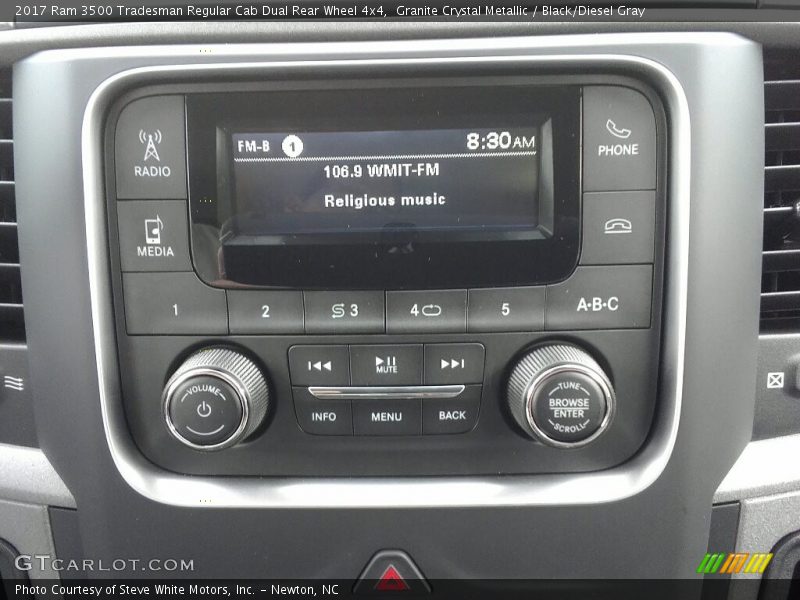 Granite Crystal Metallic / Black/Diesel Gray 2017 Ram 3500 Tradesman Regular Cab Dual Rear Wheel 4x4