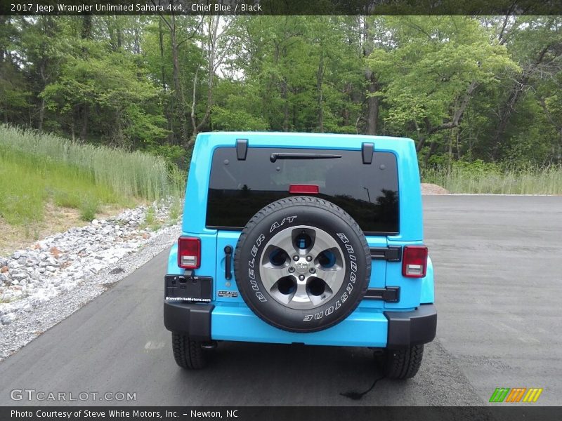 Chief Blue / Black 2017 Jeep Wrangler Unlimited Sahara 4x4