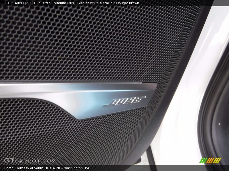 Glacier White Metallic / Nougat Brown 2017 Audi Q7 3.0T quattro Premium Plus