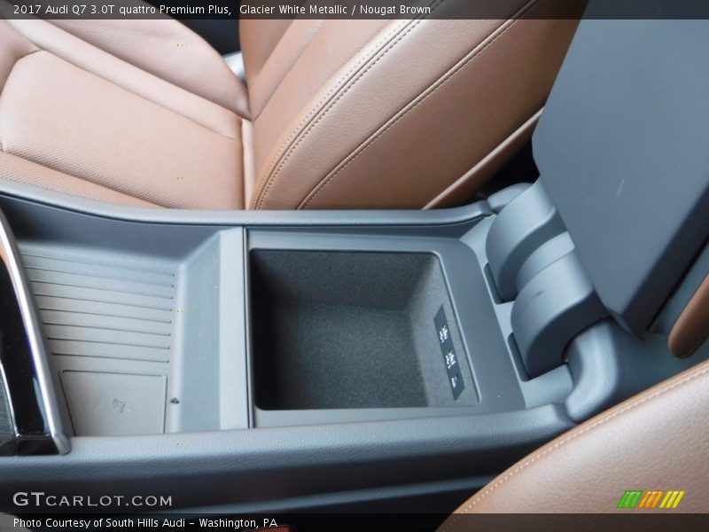 Glacier White Metallic / Nougat Brown 2017 Audi Q7 3.0T quattro Premium Plus