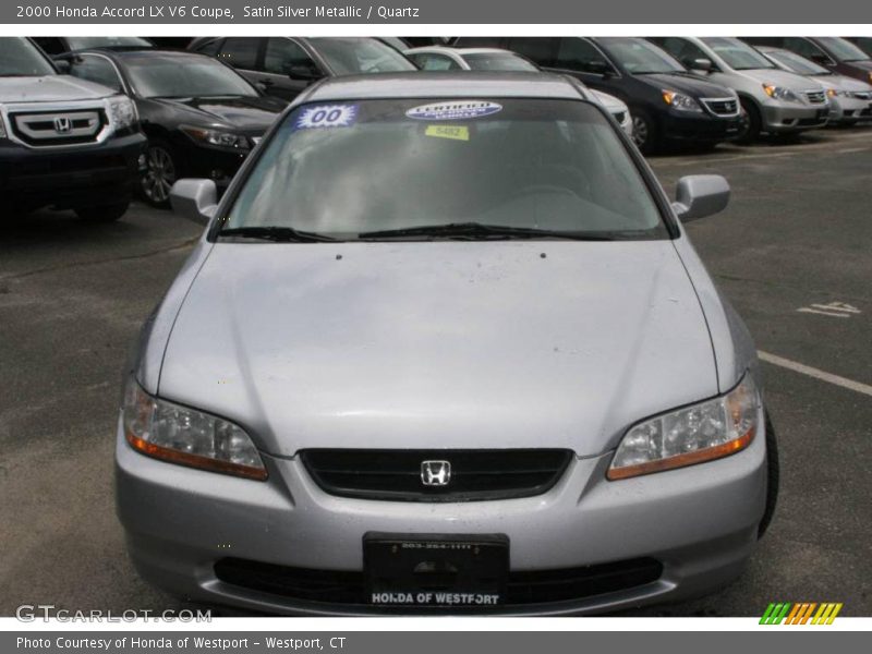 Satin Silver Metallic / Quartz 2000 Honda Accord LX V6 Coupe