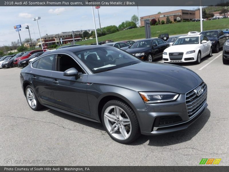 Front 3/4 View of 2018 A5 Sportback Premium Plus quattro