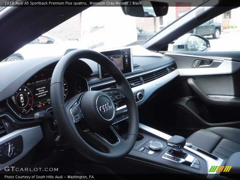 Monsoon Gray Metallic / Black 2018 Audi A5 Sportback Premium Plus quattro