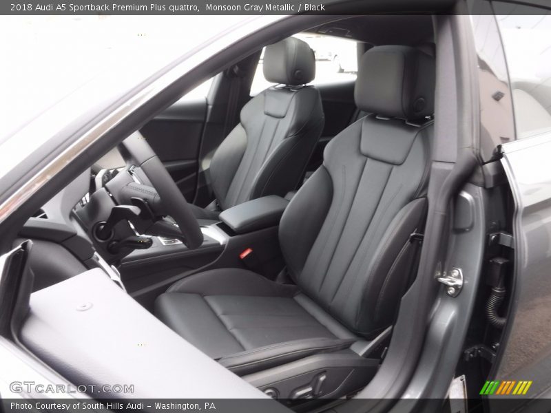 Front Seat of 2018 A5 Sportback Premium Plus quattro
