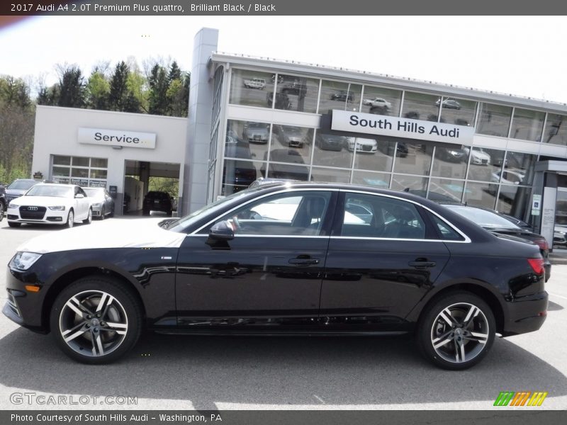Brilliant Black / Black 2017 Audi A4 2.0T Premium Plus quattro