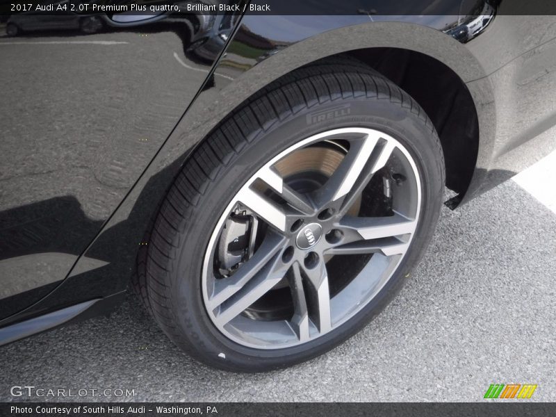 Brilliant Black / Black 2017 Audi A4 2.0T Premium Plus quattro