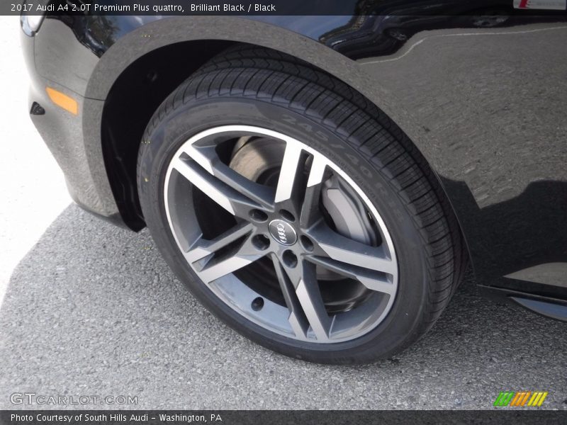 Brilliant Black / Black 2017 Audi A4 2.0T Premium Plus quattro