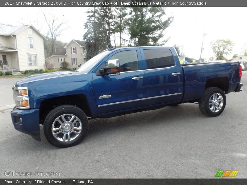  2017 Silverado 2500HD High Country Crew Cab 4x4 Deep Ocean Blue Metallic