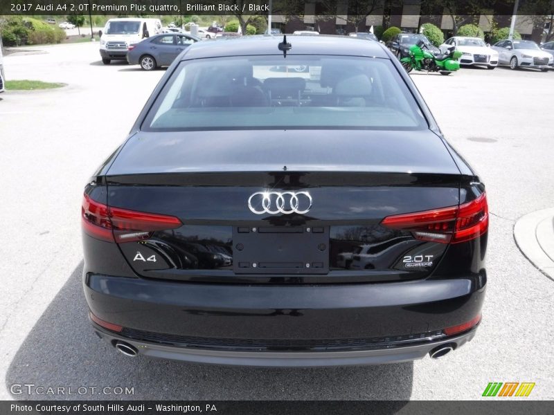 Brilliant Black / Black 2017 Audi A4 2.0T Premium Plus quattro