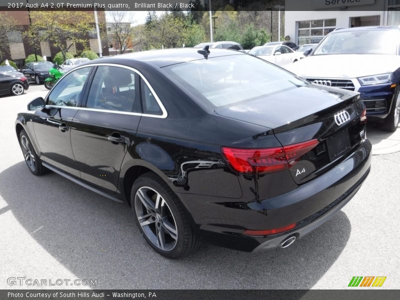 Brilliant Black / Black 2017 Audi A4 2.0T Premium Plus quattro
