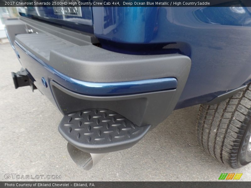 Deep Ocean Blue Metallic / High Country Saddle 2017 Chevrolet Silverado 2500HD High Country Crew Cab 4x4