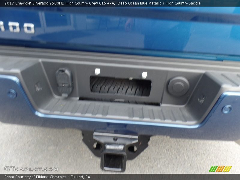 Deep Ocean Blue Metallic / High Country Saddle 2017 Chevrolet Silverado 2500HD High Country Crew Cab 4x4