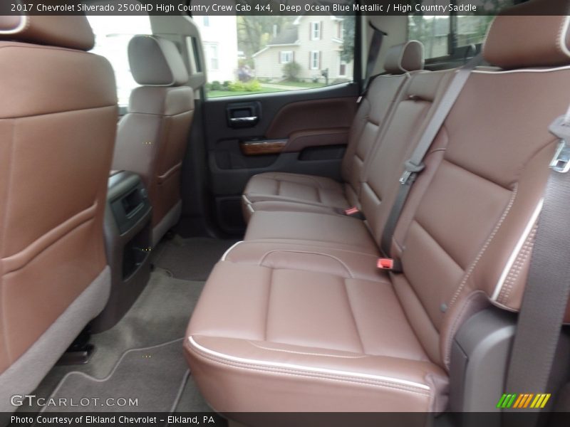 Deep Ocean Blue Metallic / High Country Saddle 2017 Chevrolet Silverado 2500HD High Country Crew Cab 4x4