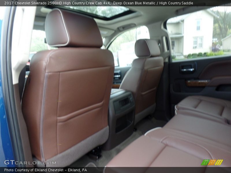 Deep Ocean Blue Metallic / High Country Saddle 2017 Chevrolet Silverado 2500HD High Country Crew Cab 4x4