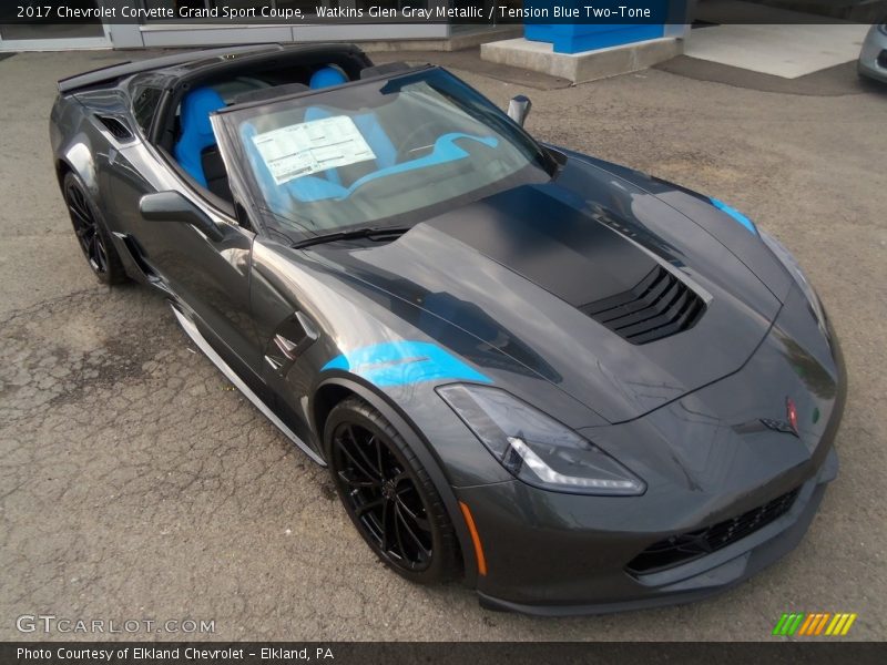  2017 Corvette Grand Sport Coupe Watkins Glen Gray Metallic