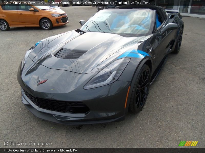  2017 Corvette Grand Sport Coupe Watkins Glen Gray Metallic
