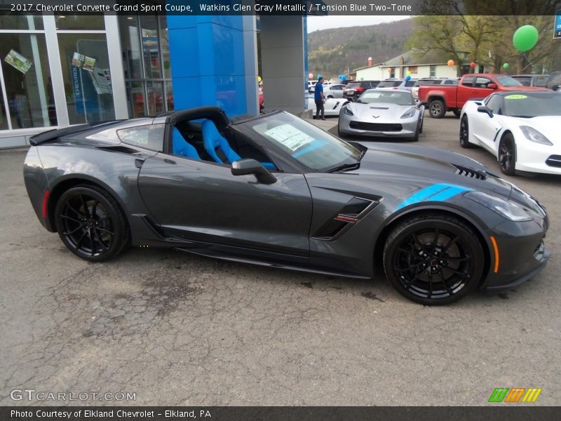  2017 Corvette Grand Sport Coupe Watkins Glen Gray Metallic