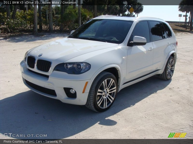 Alpine White / Cinnamon 2011 BMW X5 xDrive 35i