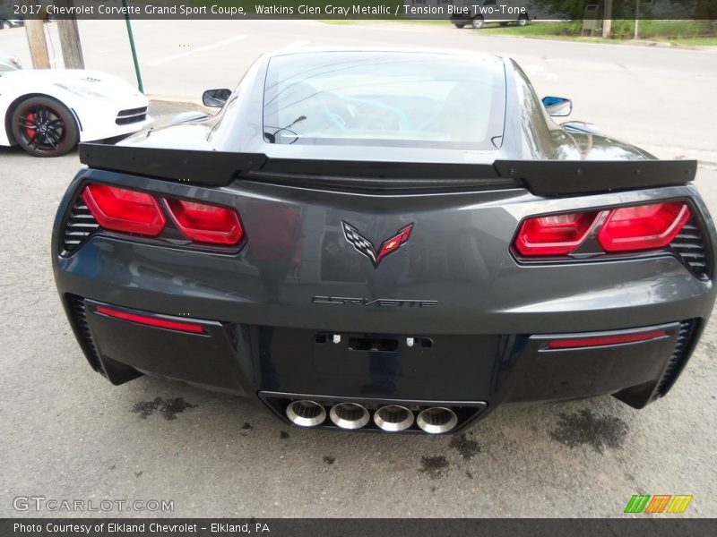 Exhaust of 2017 Corvette Grand Sport Coupe