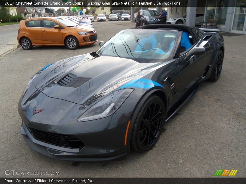  2017 Corvette Grand Sport Coupe Watkins Glen Gray Metallic