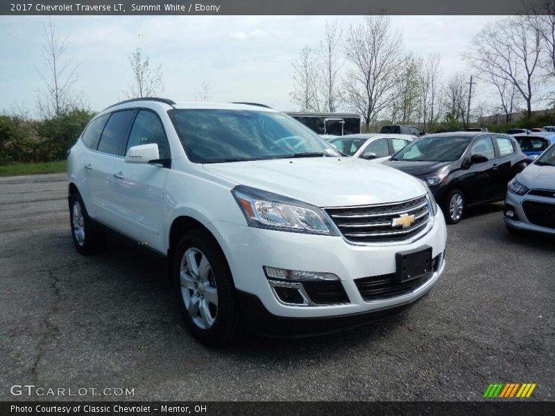 Summit White / Ebony 2017 Chevrolet Traverse LT