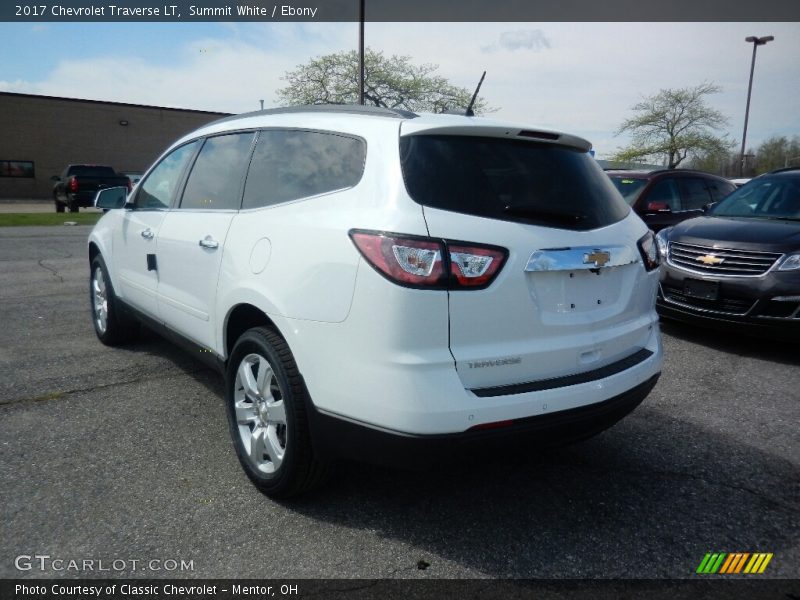 Summit White / Ebony 2017 Chevrolet Traverse LT