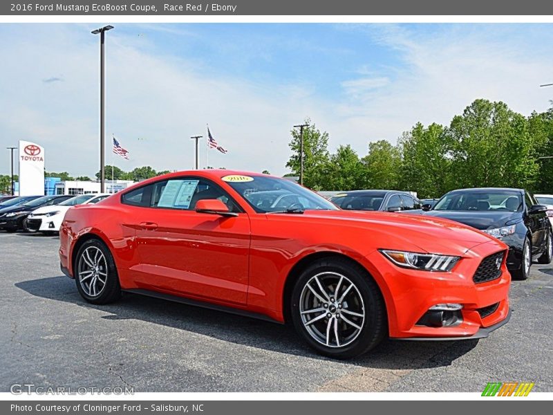 Race Red / Ebony 2016 Ford Mustang EcoBoost Coupe