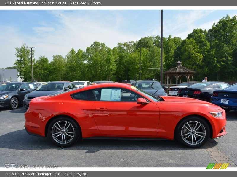 Race Red / Ebony 2016 Ford Mustang EcoBoost Coupe