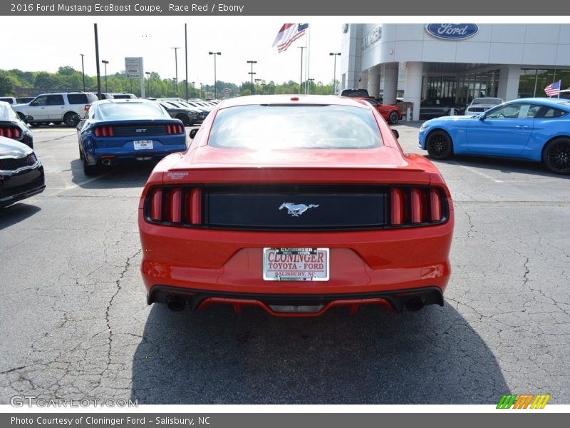 Race Red / Ebony 2016 Ford Mustang EcoBoost Coupe