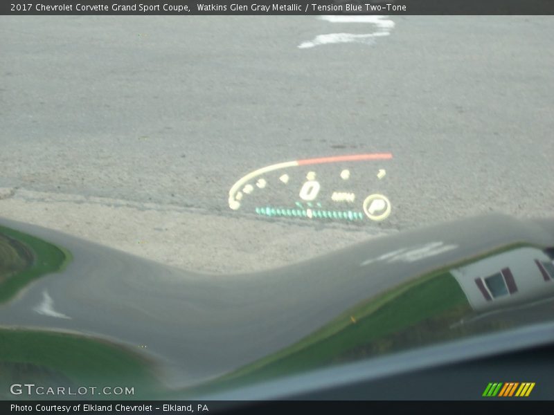 Watkins Glen Gray Metallic / Tension Blue Two-Tone 2017 Chevrolet Corvette Grand Sport Coupe