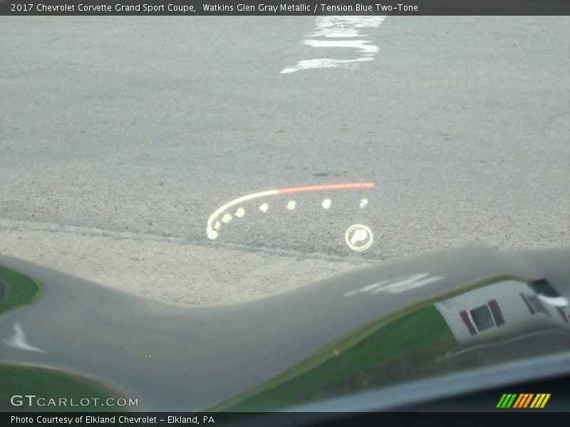 Watkins Glen Gray Metallic / Tension Blue Two-Tone 2017 Chevrolet Corvette Grand Sport Coupe