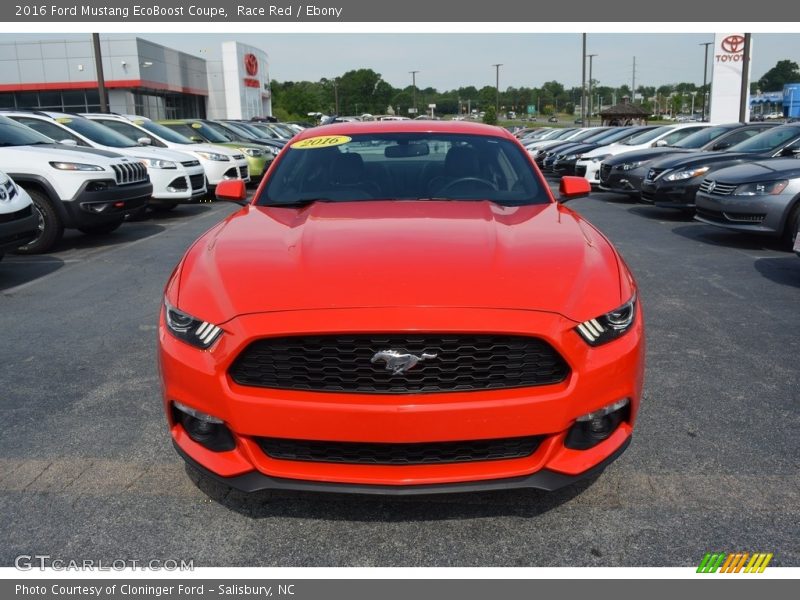 Race Red / Ebony 2016 Ford Mustang EcoBoost Coupe
