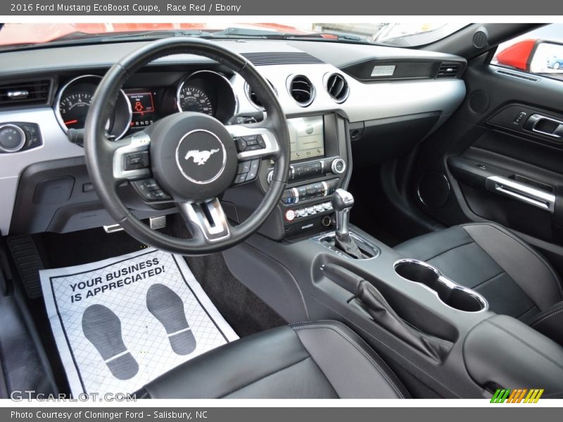 Race Red / Ebony 2016 Ford Mustang EcoBoost Coupe