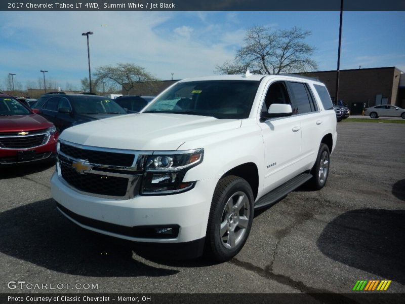 Summit White / Jet Black 2017 Chevrolet Tahoe LT 4WD
