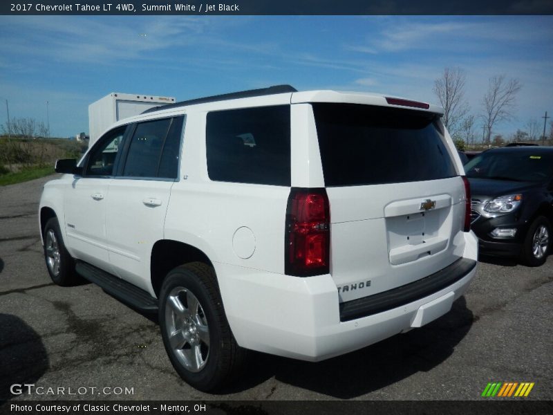 Summit White / Jet Black 2017 Chevrolet Tahoe LT 4WD