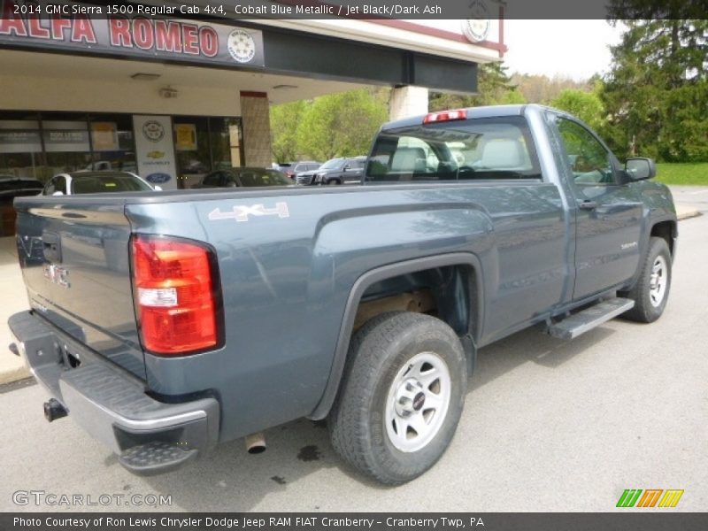 Cobalt Blue Metallic / Jet Black/Dark Ash 2014 GMC Sierra 1500 Regular Cab 4x4