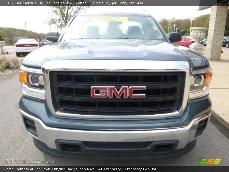 Cobalt Blue Metallic / Jet Black/Dark Ash 2014 GMC Sierra 1500 Regular Cab 4x4