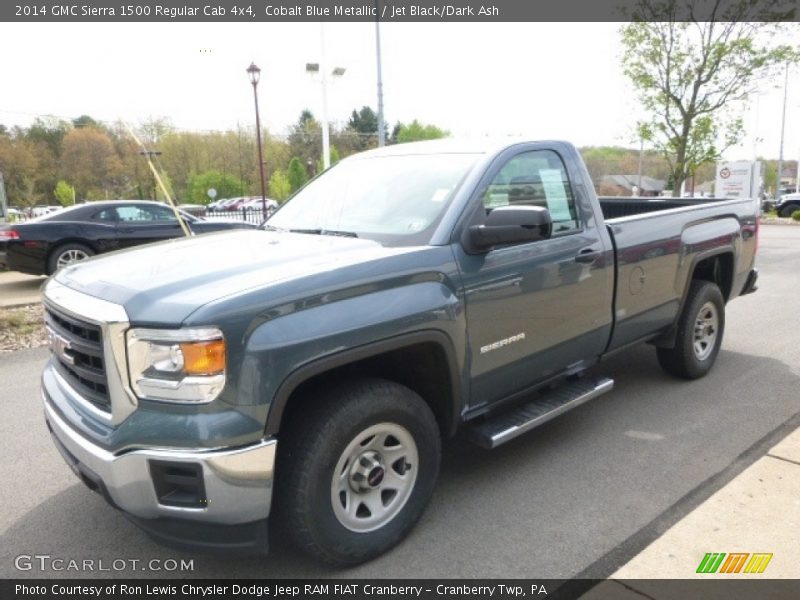 Cobalt Blue Metallic / Jet Black/Dark Ash 2014 GMC Sierra 1500 Regular Cab 4x4