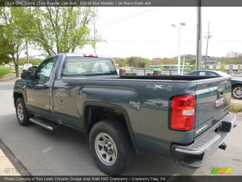 Cobalt Blue Metallic / Jet Black/Dark Ash 2014 GMC Sierra 1500 Regular Cab 4x4